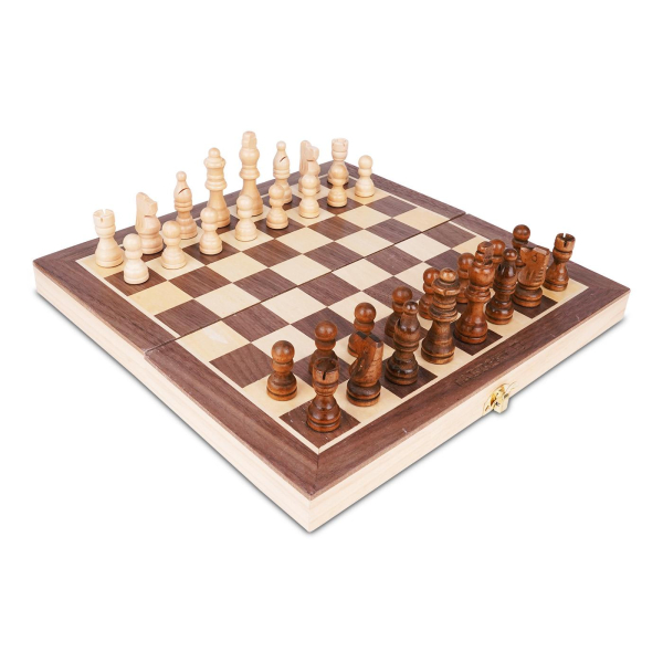 Schach-Set aus Holz